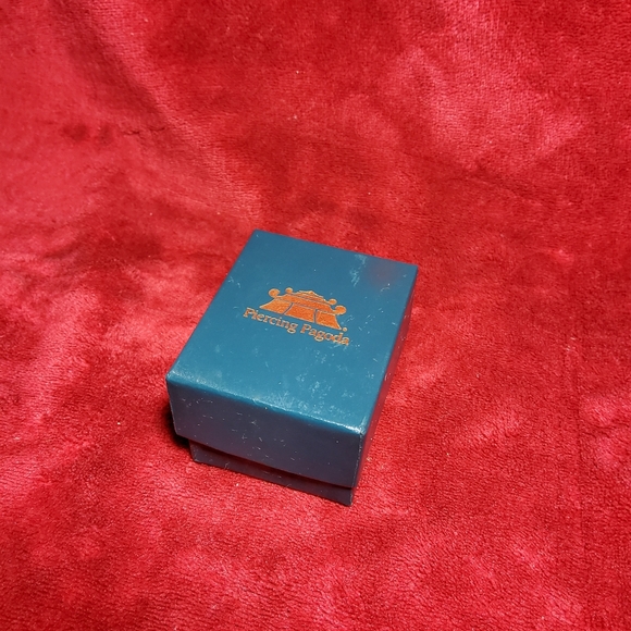 EMPTY Piercing Pagoda Jewelry Box Cardboard Empty Box ONLY - Picture 2 of 6